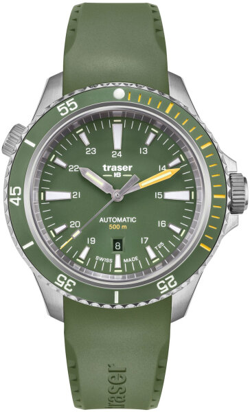 Montre homme P67 Diver Automatic Vert Série: Diver Collection - Traser modèle: 110327
