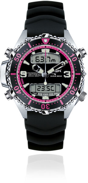 Montre homme Série: Depthmeter PINK EDITION - Chris Benz modèle: CB-D200X-P-KBS
