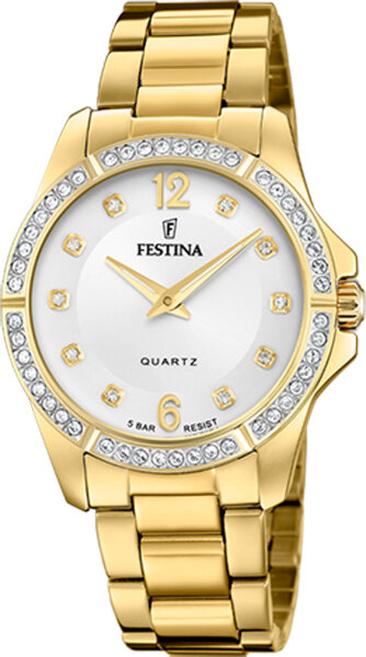 Montre femme lunette avec zirconias - Festina modèle: 20596_1