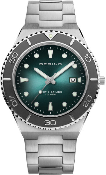 Montre homme cadran Sunray, date - Bering modèle: 18940-708