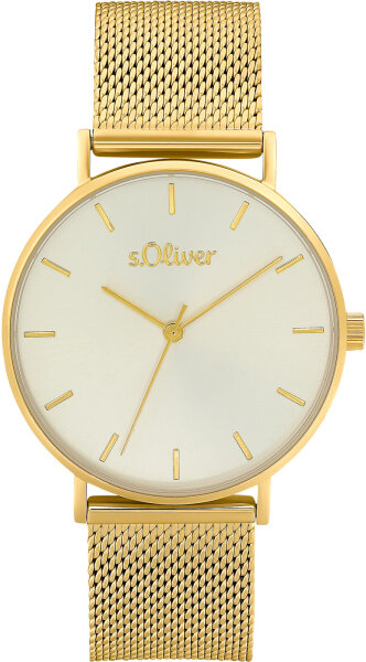 Montre femme boîtier acier inox bracelet milanais - s.Oliver modèle: 2033517