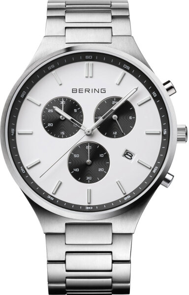 Montre homme chronographe boîtier titane - Bering modèle: 11743-704