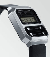 Montre homme calendrier, fonction chronomètre - Casio modèle: A100WEL-1AEF