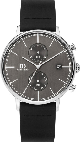 Montre homme chronographe bracelet cuir, date - Danish Design modèle: 3314667
