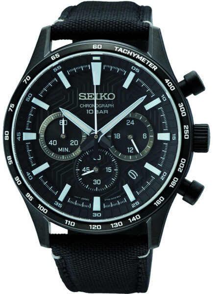 Montre homme chronographe tachymètre - Seiko modèle: SSB417P1