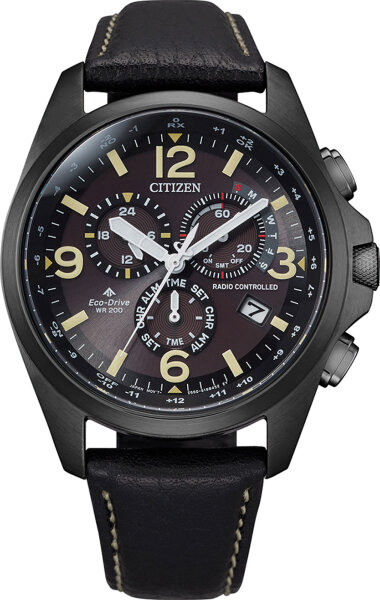 Montre homme solaire date alarme - Citizen modèle: CB5925-15E
