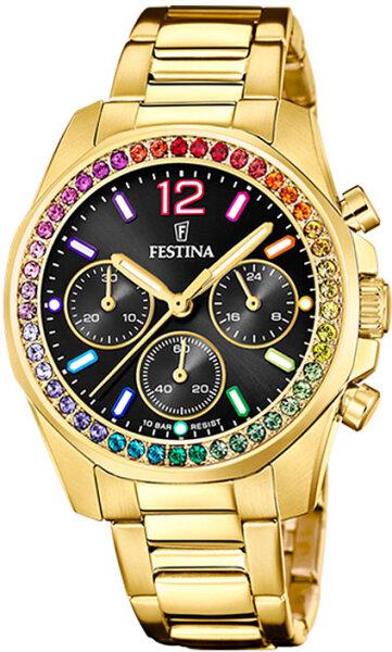 Montre femme chronographe Rainbow - Festina modèle: 20609_3