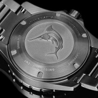 Silver Ceramic montre de plongée - Marc and Sons modèle: MSD-050-08-S