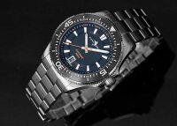 Military Diver Black Orange - Marc and Sons modèle: MSD-051-14S