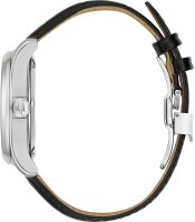 Montre homme, date, bracelet en cuir - Bulova modèle: 96B387