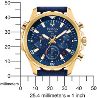 Montre homme avec chronographe - Bulova modèle: 97B168