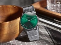 Montre verte homme - Série: Naos - Sternglas modèle: S01-NA08-MI04