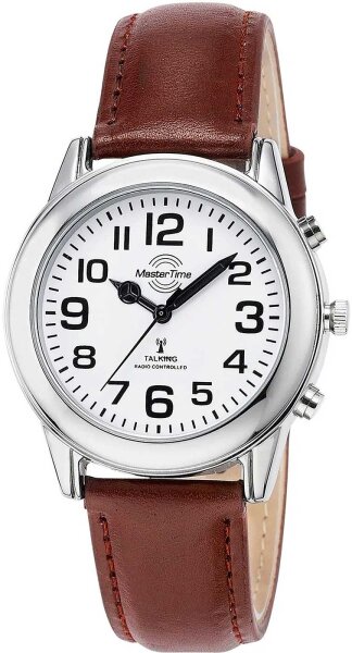 Montre homme parlante radio-pilotée - aveugle - Master Time modèle: MTGA-10806-12L