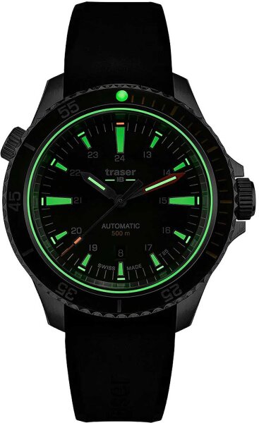 Montre homme P67 Diver Automatic Green Série: Diver Collection - Traser modèle: 110326