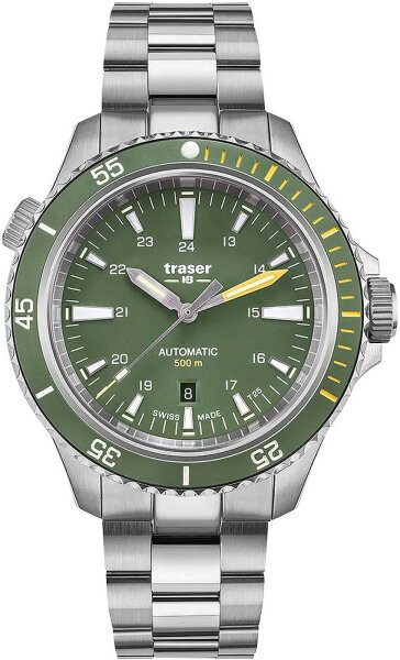 Montre homme P67 Diver Automatic Green Série: Diver Collection - Traser modèle: 110328