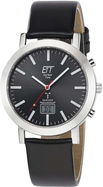 Montre homme style horloge de gare - Eco Tech Time modèle: EGS-11578-21LL