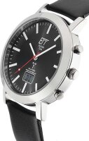 Montre homme style horloge de gare - Eco Tech Time modèle: EGS-11578-21LL