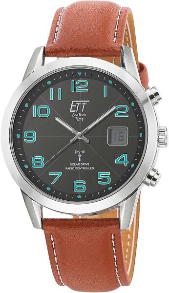 Montre homme avec mouvement radio-piloté à énergie solaire - Eco Tech Time modèle: EGS-11499-22L