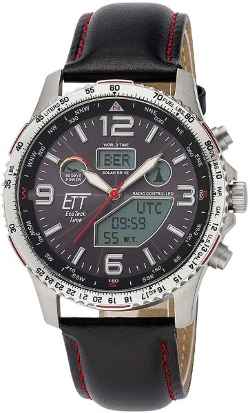 Montre homme World Timer - Eco Tech Time modèle: EGT-11573-21L