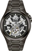 Montre homme squelette automatique Maquina - Bulova...