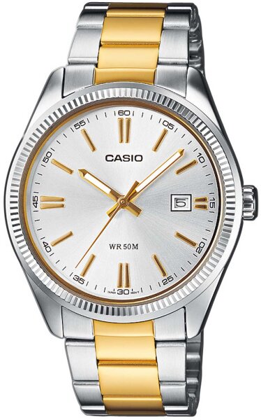 Montre femme - Casio modèle: MTP-1302PSG-7AVEF (Note: Intitulée « Damenuhre » dans le texte d’origine, transformée en « Montre femme »)