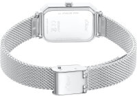 Montre femme avec boîtier rectangulaire en acier inoxydable - s.Oliver modèle: 2035437