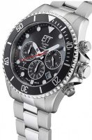 Montre homme avec mouvement radio-piloté à...