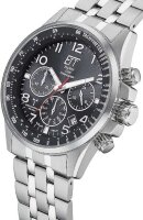 Montre homme avec mouvement radio-piloté à...