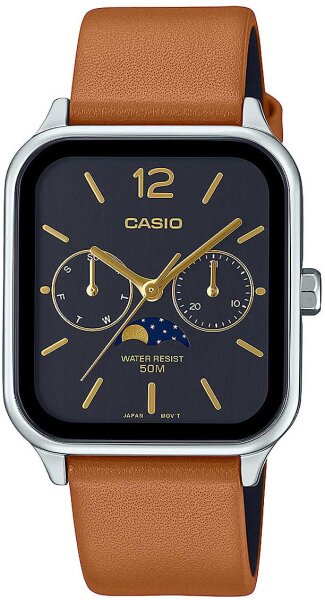 Montre femme bracelet cuir véritable - Casio modèle: MTP-M305L-1AVER