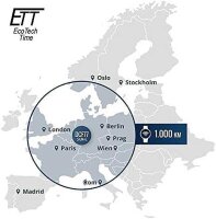 Montre homme avec mouvement radio-piloté à...