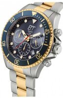 Montre homme avec mouvement radio-piloté à énergie solaire - Eco Tech Time modèle: EGS-11609-35M