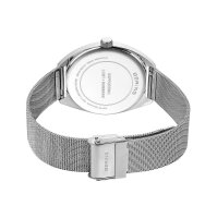 Montre homme avec bracelet en cuir, aiguilles et index fluorescents, affichage de la date - Sternglas modèle: S01-EG06-BR03