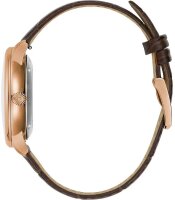 Montre homme, date, bracelet en cuir - Bulova...