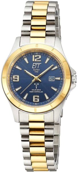 Montre femme avec mouvement radio-piloté à énergie solaire - Eco Tech Time modèle: ELS-11677-32M