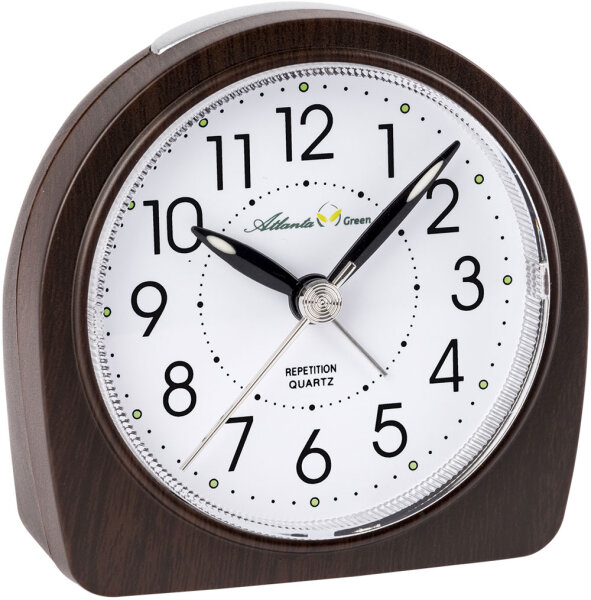 Réveil analogique en matériaux renouvelables - Atlanta modèle: 2507/20