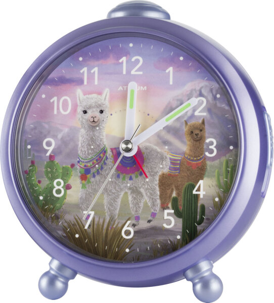 Livi & Pedro réveil enfant avec alpagas - Atrium modèle: A932-8