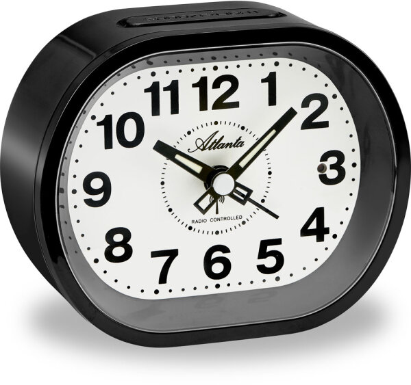 Wecker noir - Atlanta modèle: 1867/7