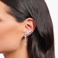 Long earclimber unique avec earcuff serti de pierres - Thomas Sabo modèle: H2280-051-14