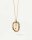 Collier lettre U - argent 925, plaqué or 18K