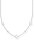 Collier avec perles et pierres blanches - argent sterling 925
