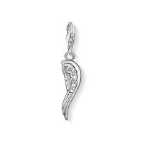 Charm pendentif ailes d’ange avec pierres - argent...