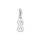 Charm pendentif infini - argent sterling 925
