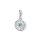 Charm pendentif boussole - argent sterling 925