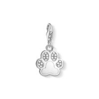 Charm pendentif patte avec pierres - argent sterling 925