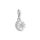 Charm pendentif étoile et lune - argent sterling 925