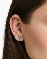 Puces d’oreilles serpent noirci - argent sterling 925 noirci