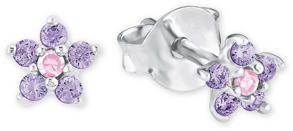Prinzessin Lillifee 2021109 puces d’oreilles fleur avec petites pierres
