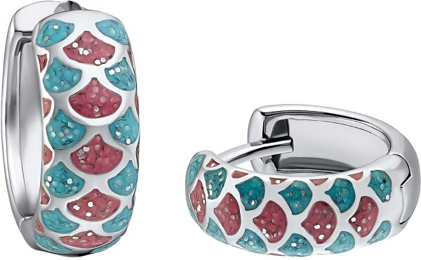 Prinzessin Lillifee 2031158 créoles rose/bleu clair émaillées