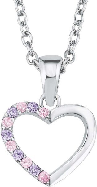 Prinzessin Lillifee 2021107 collier avec pendentif cœur et petites pierres