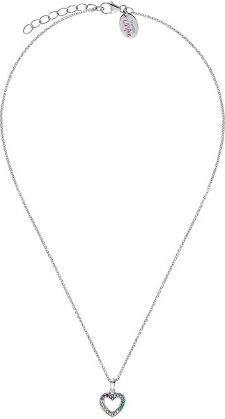 Prinzessin Lillifee 2031167 collier avec pendentif cœur et petites pierres